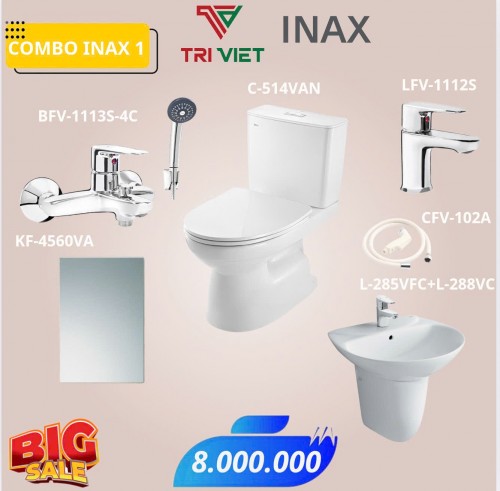 COMBO PHÒNG TẮM INAX 1