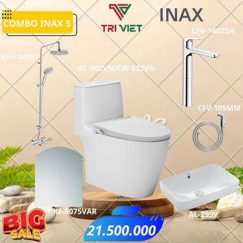 COMBO PHÒNG TẮM INAX 5
